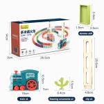 Kids Electric Wooden Domino Blocks Automatic Laying Educational DIY
