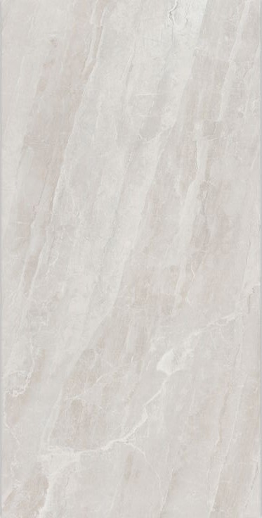 75*150cm Indoor Bathroom Big Size Polished Glazed Ceramic Light Grey Color Floor Tile