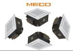Compact Hvac Fan Coil Unit , Chilled Water Cassette Unit Carrier Less Power