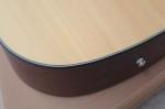 Factory custom 41 inch 20 frets 18 natural wood color acoustic guitar with solid
