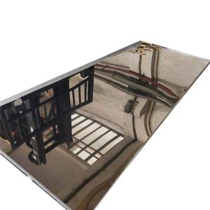 China Sus 201 Stainless Steel Color Sheet JIS 8K Mirror Finished Stainless Steel Plate on sale