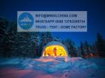 Hot Galvanized Geodesic Dome Camping Tents 0.5kn/Sqm Windloads
