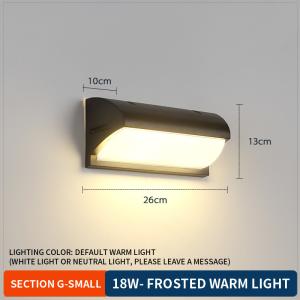 Quality 18w 30w 50w Outdoor Waterproof LED Wall Lights Interior 38x15x14cm wholesale