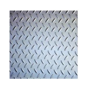 Quality Checkered Plate Stainless Steel Sheet 24 X 48 2400 X 1200 Patterned Textured 304 Ss 201 Sheet wholesale