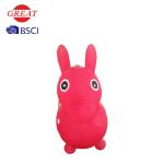 EU Standard Red Horse Hopper , Inflatable Horse Hopper Wear Resistant