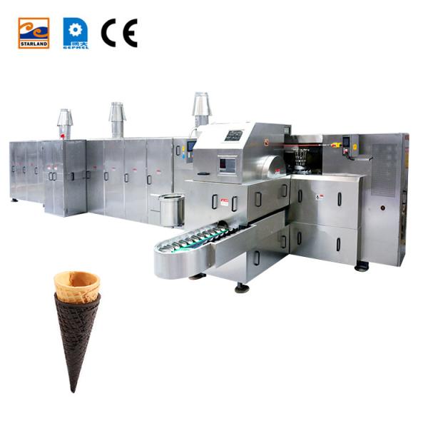 Heavy Weight Sugar Cone Production Line Customised Fully Automatic Ice Cream