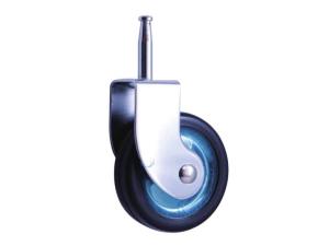 Quality Iron + Plastic Material Furniture Caster Wheels Replacement Easy To Move wholesale
