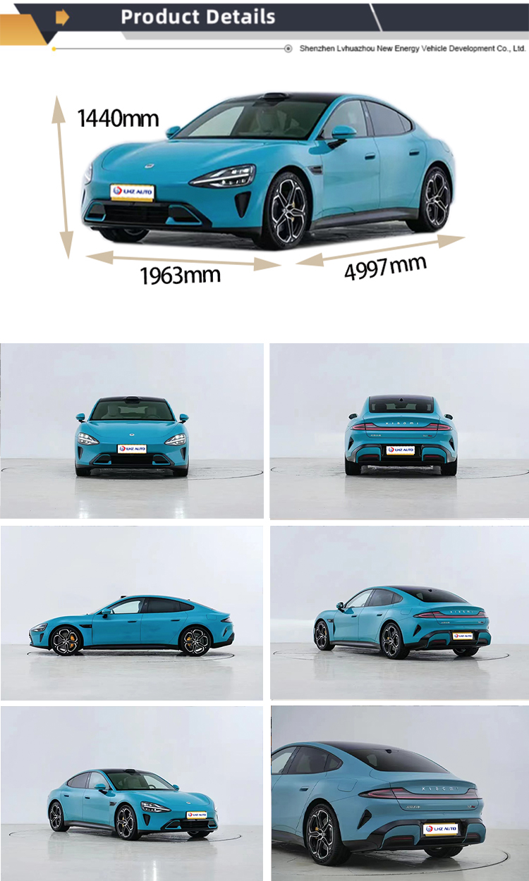 s 2.78s Electric Sports Car Xiaomi Motors 220kW Maximum Power 0.5 Hour Charging Time 4WD