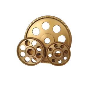Quality Abrasive Tool 25/30 30/35 Iron Diamond Grinding Wheel Vacuum Brazed wholesale