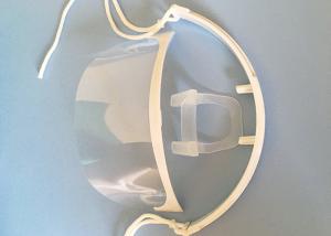 Quality FDA Clear Chin Supported Face Shield Under Chin Protective Nose Guard wholesale
