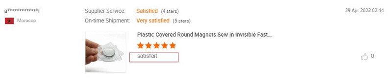 ISO9001 2008 Certified Machinable Permanent Disc Magnetic Button for Clothing Industry