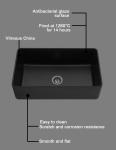 30 X 20 30 L X 18 W Apron Front Farmhouse Kitchen Sink Undermount Black