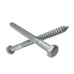 White Zinc Plated Coated Head Blue Finish Countersunk Wood Lag Screws Confirmate