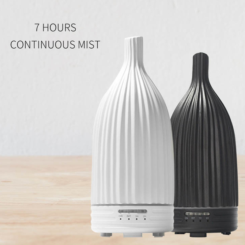 Hot Selling 120ml Elegant Home Quiet Oil Diffuser Ceramic Aroma Scented Fragrance Diffuser Ultrasonic Ceramic Aroma Diffuser