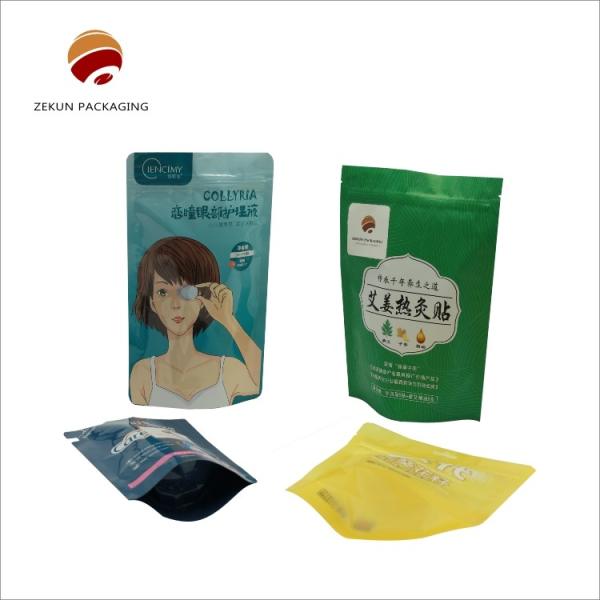Cheap OEM Custom Printed Plastic Food Packing Pouches With Zipper Top for sale