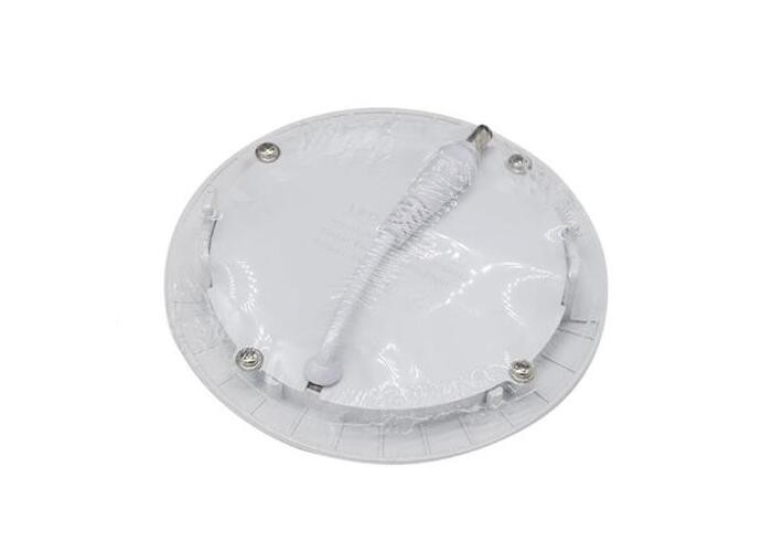 3w LED Slim Panel Light Round 300LM White Aluminum 6000K Embedded IP20