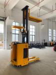 Electric Pallet Stacker Warehousing Equipment Stacking Goods Between Shelves