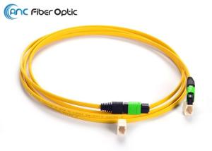 Quality Ribbon Fiber Optic Cable Types SM OM3 12 Fiber MPO Female To MPO Female wholesale
