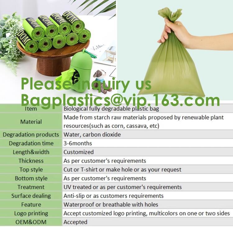 Heavy Duty Compostable T-shirt Handle Tie Plastic Roll Garbage Bags Trash Bags, t shirt carry bags, bagease, bagplastics