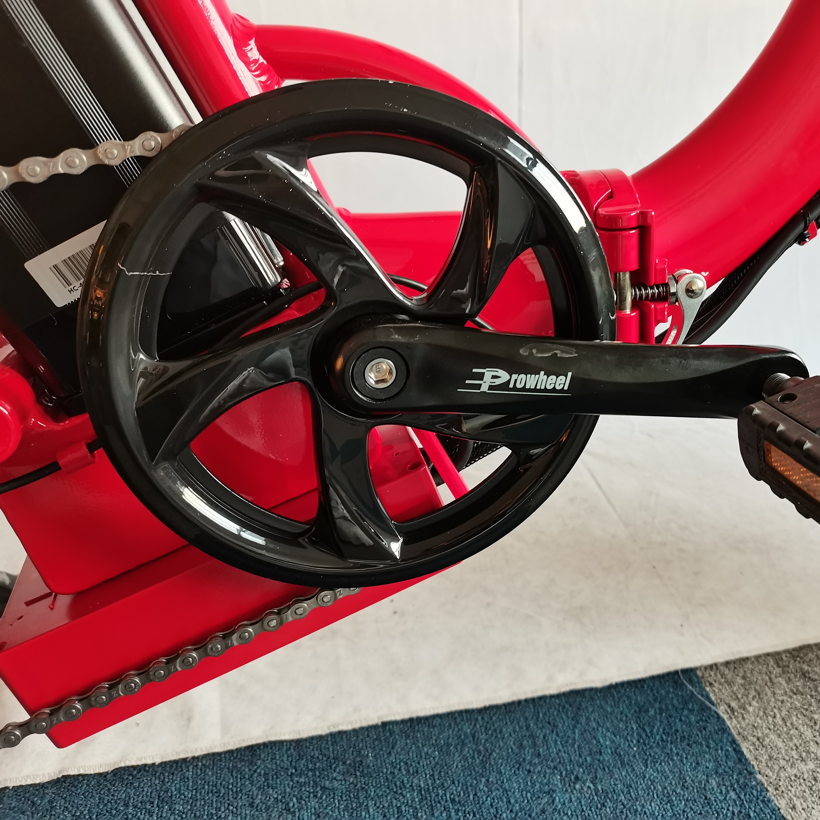 Compact 500w 350w Electric Folding Bike 20 Inch 16 Inch Mini Foldable Electric Bicycle