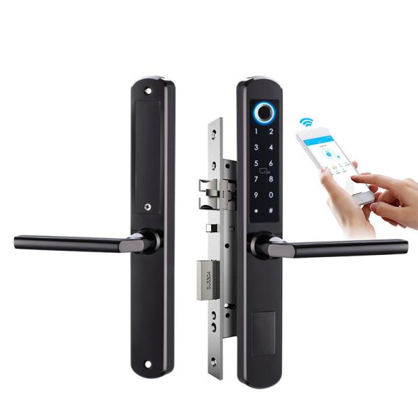 Slim Waterproof Wireless Door Lock for Hotel and Dustproof Digital Smart Door