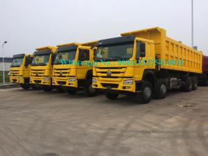 Quality ZZ3317N3067W HOWO 371/420 hp 8x4 12 wheeler Heavy Duty Mining Dump/ Dumper/Tipper Truck For Transporting sand stone ore wholesale