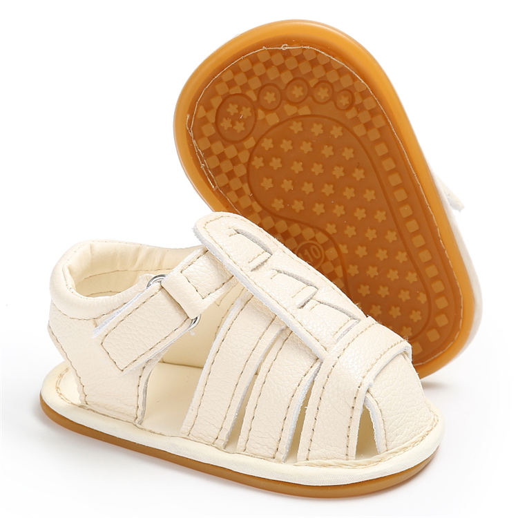 Amazon Hot sale Rubber sole Round toe Newborn Toddler shoes baby