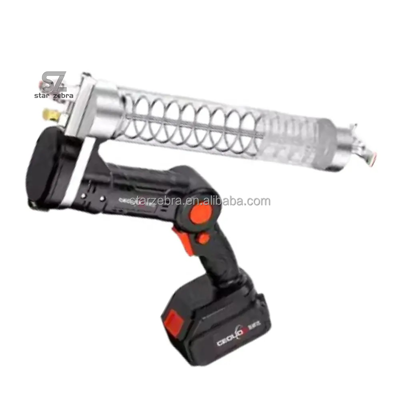 24v Rechargeable Lithium Battery Electric Grease Gun Digging Machine Dedicated for Construction Works Caterpillar Portable
