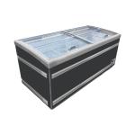 Supermarket Horizontal Frozen Food Island Display Freezer