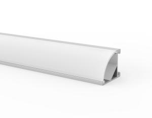 Quality Led Aluminum Strip Profile For Supermarket Cabinet with PMMA W16mm Magnetic lighting wholesale