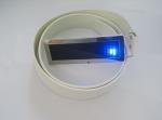Digital scrolling LED diamond message belt buckle