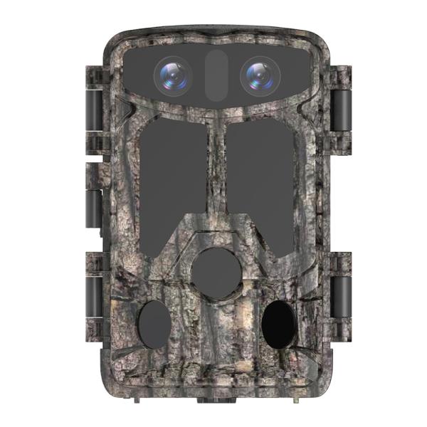 Cheap APP Hunting Game Camera 2.4" LCD Dual Lens 60M 4K /1080P / 720P 0.4S Trigger Time for sale
