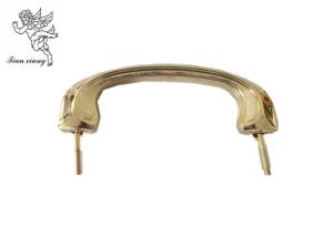 Quality Strong Golden Adult Metal Casket Handle Plastic Outside Europe Style H9021 wholesale