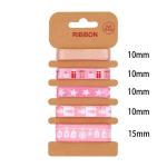 ODM Polyester Ribbon 2mm 10mm 15mm Christmas Gift Wrap Ribbon