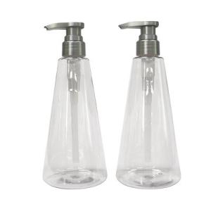 Quality Refillable Empty Pump Shampoo Bottles 300ml 240ml Screen Printing wholesale