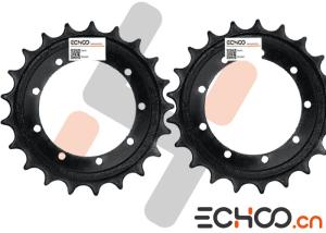 Quality Kobelco SK30 Chain Idler Sprocket / Industrial Chain Sprocket High Strength wholesale