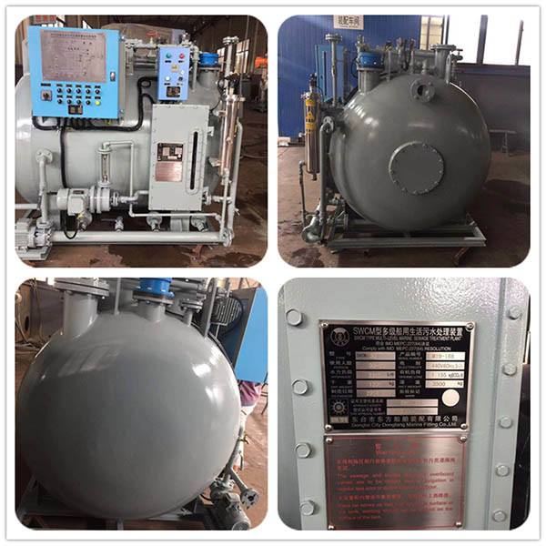 Wheelmark Marine 20 Persons MBR Sewage Waste Watre Treatment Plant STP