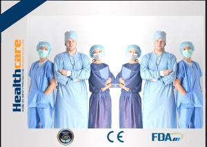 Quality SMS Disposable Surgical Scrubs , Disposable Medical Workwear Short Sleeves wholesale