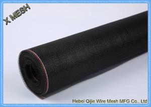 Quality Black Fiberglass Insect Screen Mesh Netting 18X16 Mesh Count For Windows wholesale