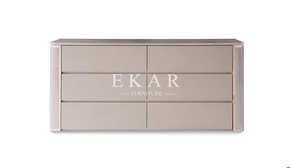 Wooden 6 Drawer Modern Storage Cabinet W009B12