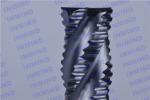 Highly Polished Solid Carbide Roughing End Mills For Steel / Cast Iron /