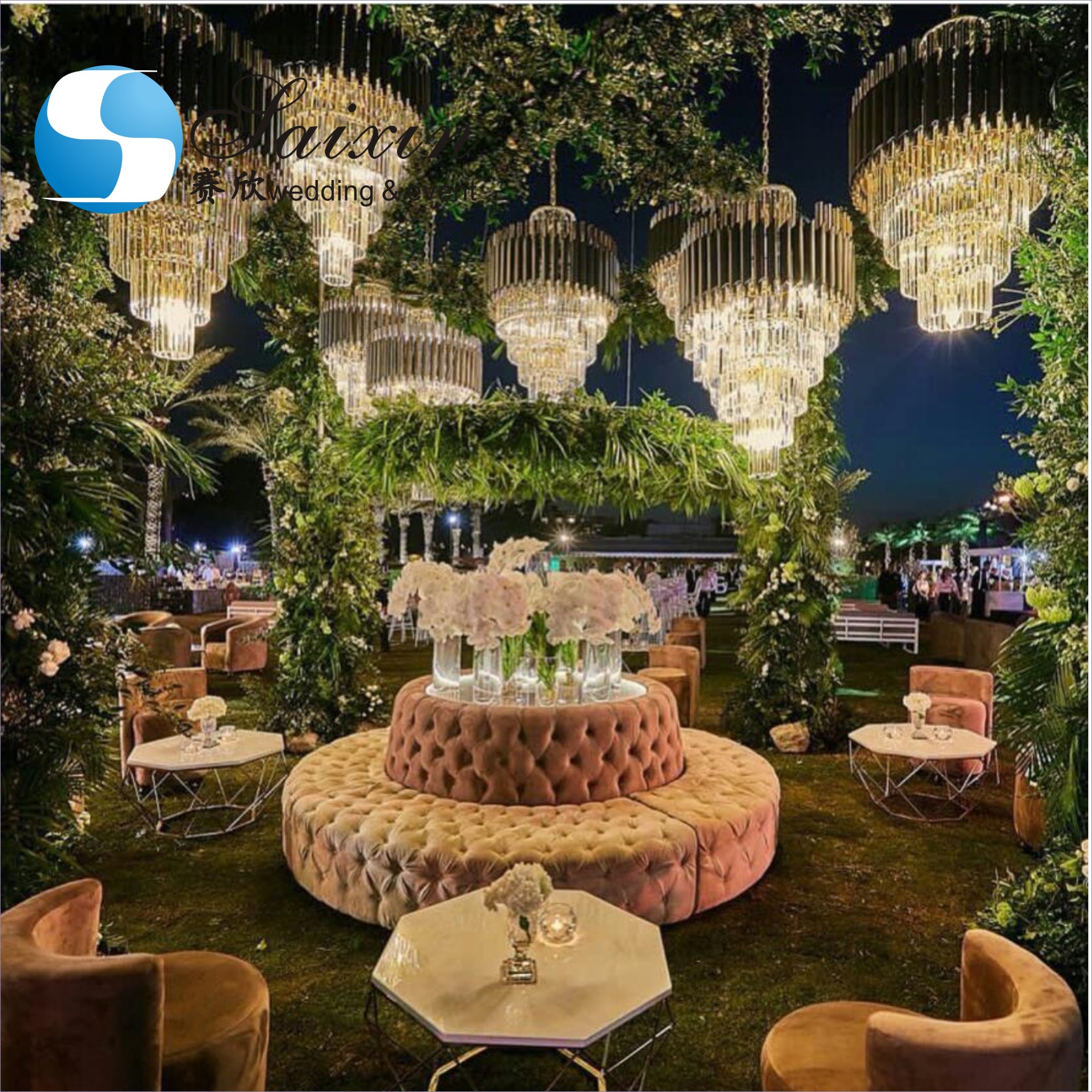 12 Light Crystal Chandelier Bedroom Lighting Event Ceiling Decor Larger Shade Hotel 20 Inch