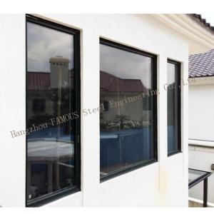 Quality 5mm 6A 5mm Insulated Aluminum Storm Windows , Fixed Tempered Glass Window wholesale