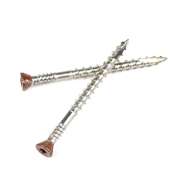 SS316 Brown Painted Countersunk Torx Head Wood Chipboard Screw for Drywall