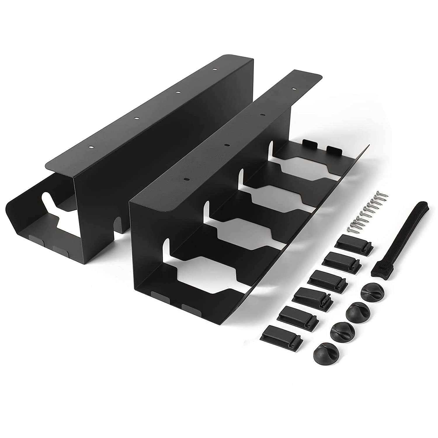 Convenient Living Room Cable Carrier No Drilling Improved Cable Channel for Table
