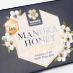 Black Recycled 300gsm Cosmetic Paper Box With Spot UV Printing