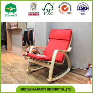 Quality Rocking relax chair style birch bentwood indoor furniture wholesale