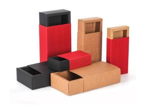 Quality Unique Kraft Paper Packaging Box Recycled Materials For Cosmetic Products wholesale