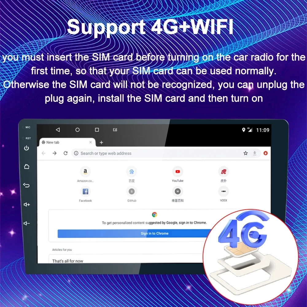 Universal 1Din Car DVD MP3 MP4 Player Built-in WiFi Connection Car Monitor MP5 Stereo