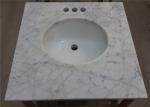 Customized Marble Vanity Tops 25 Inches For Bathroom Countertops